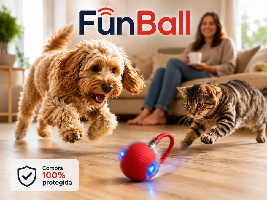 FunBall: Juguete interactivo para perros y gatos